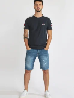Johnny Looper Bermuda in jeans uomo