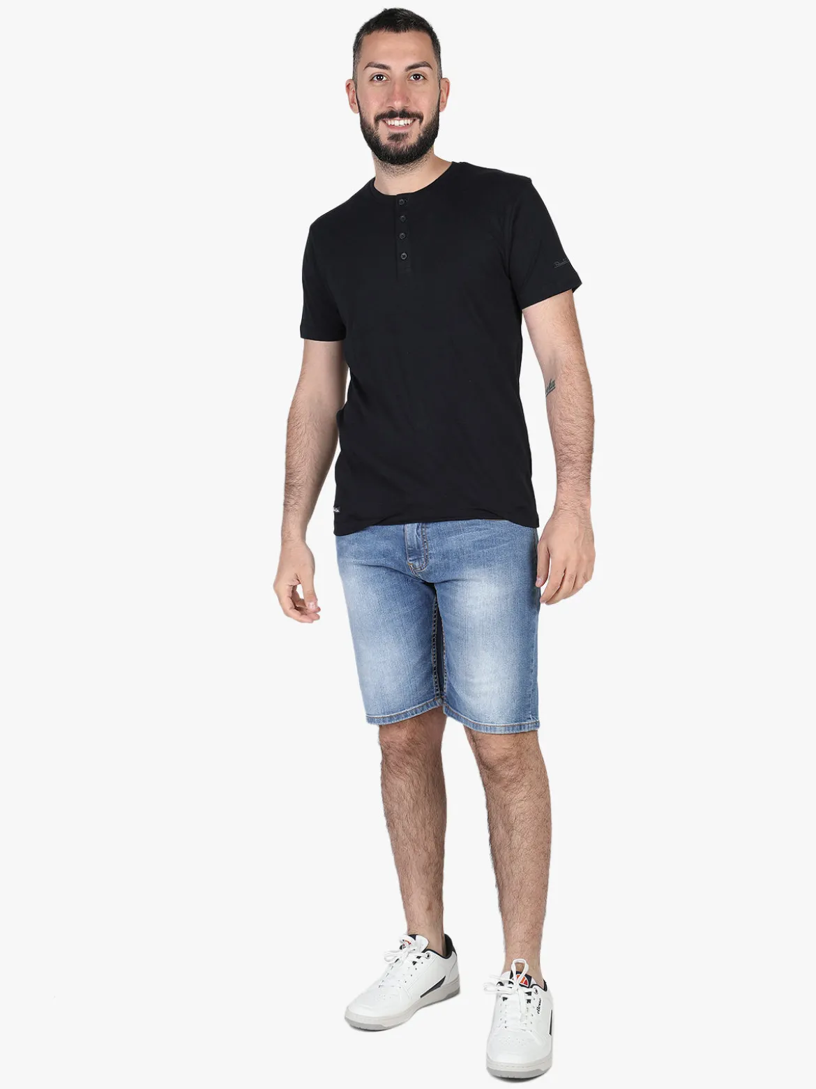 Johnny Looper Bermuda uomo in jeans regular fit