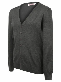 Johnny Looper Cardigan uomo in maglia con bottoni
