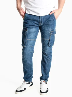 Johnny Looper Jeans cargo da uomo regular fit