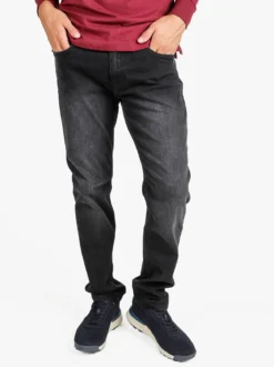 Johnny Looper Jeans da uomo slim fit - nero