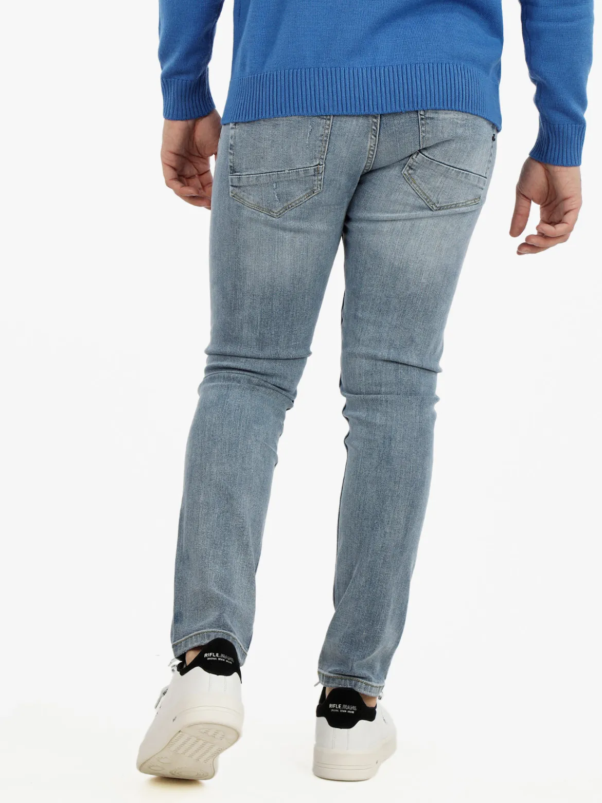 Johnny Looper Jeans uomo slim fit denim chiaro