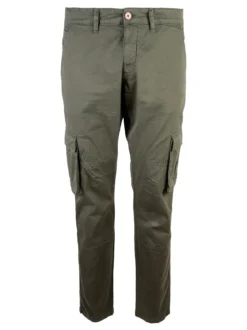 Johnny Looper Pantaloni cargo da uomo slim fit in cotone