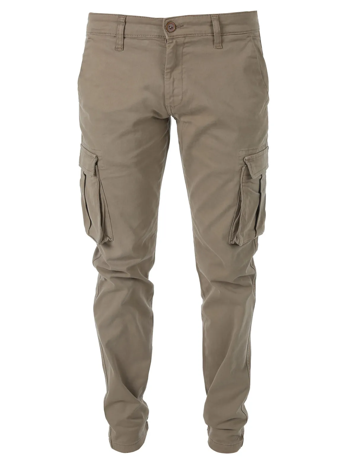 Johnny Looper Pantaloni cargo da uomo slim fit in cotone - sabbia