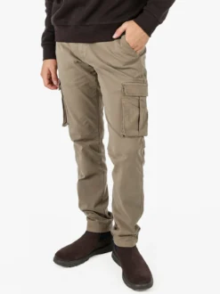 Johnny Looper Pantaloni cargo da uomo slim fit in cotone - sabbia