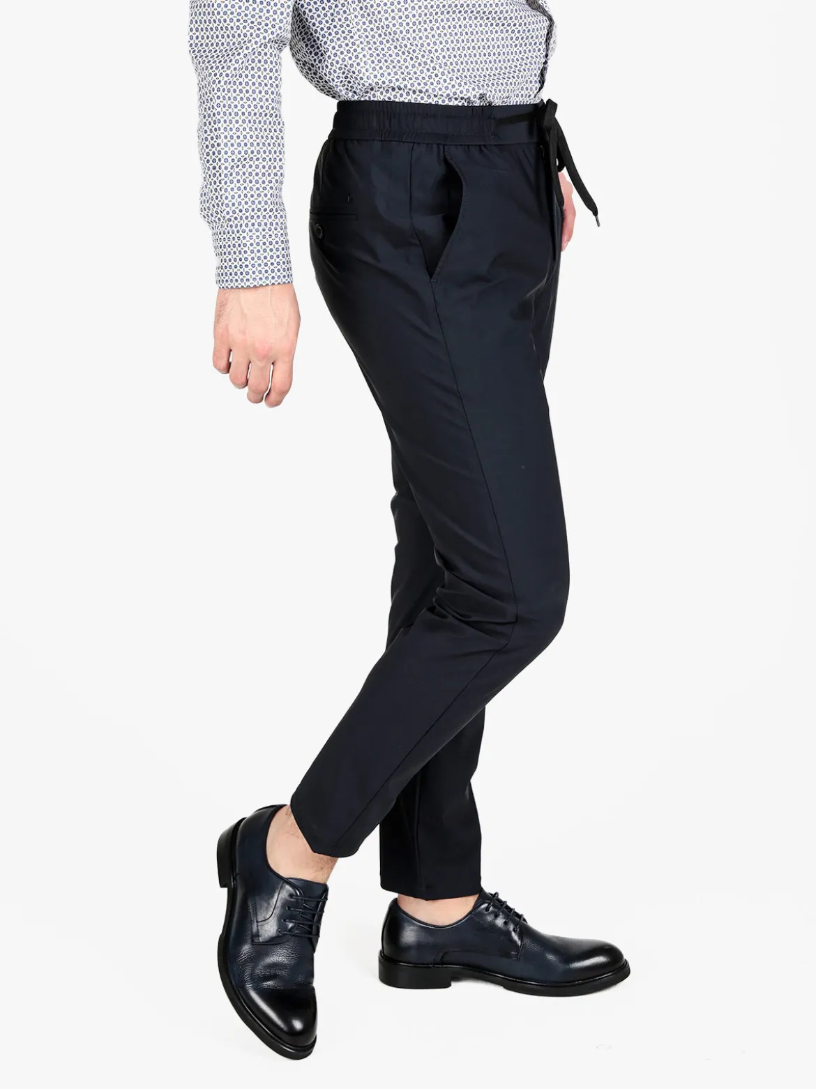Johnny Looper Pantaloni casual da uomo con coulisse in tessuto tecnico