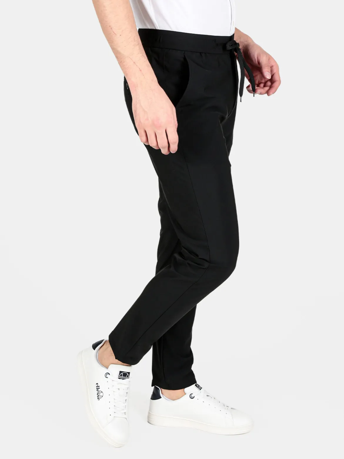 Johnny Looper Pantaloni casual da uomo con coulisse in tessuto tecnico