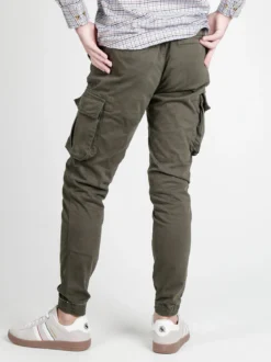Johnny Looper Pantaloni da uomo con tasconi laterali e coulisse