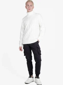 Johnny Looper Pantaloni da uomo con tasconi laterali e coulisse