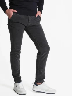 Johnny Looper Pantaloni da uomo in velluto slim fit