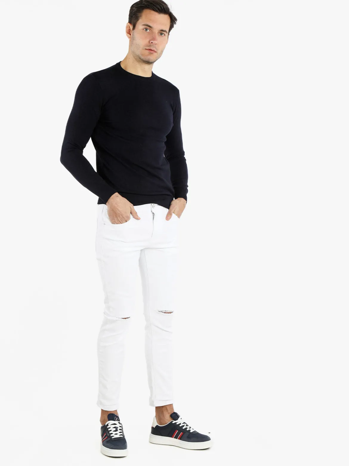 Johnny Looper Pullover girocollo da uomo