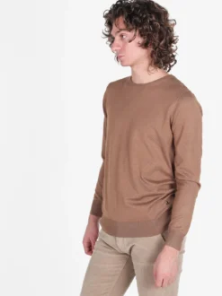 Johnny Looper Pullover girocollo da uomo in maglia