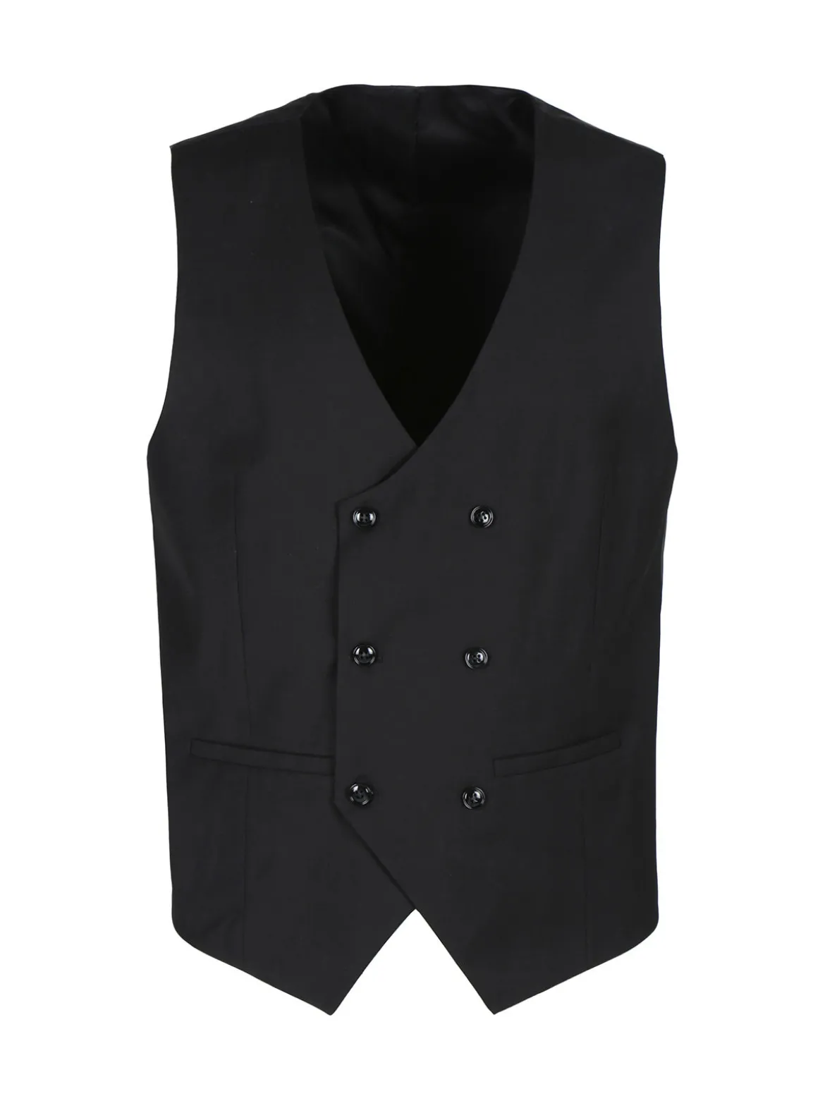 Jonny Wolf Gilet elegante da uomo con bottoni a doppiopetto