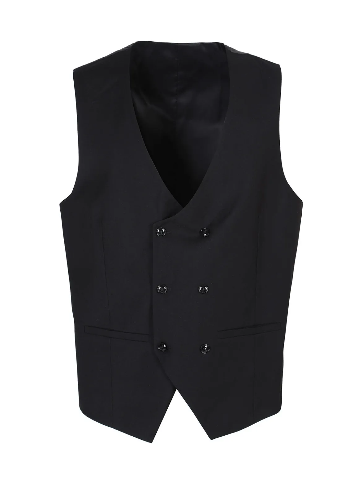 Jonny Wolf Gilet elegante da uomo doppiopetto