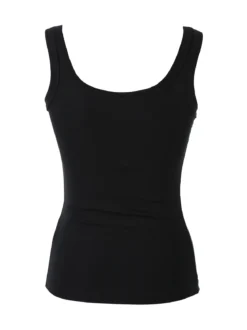 Just West Top girocollo da donna a spalla stretta - nero
