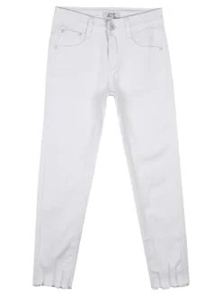J Y Pantaloni bianchi push up