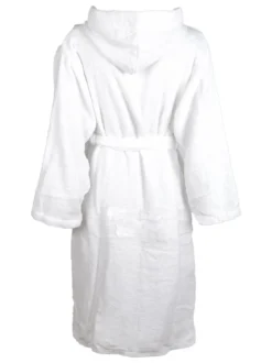 Kappa Accappatoio unisex in spugna di cotone con cappuccio