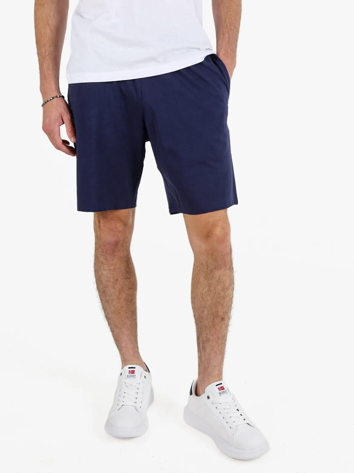 Kappa Bermuda uomo sportivi in cotone con logo
