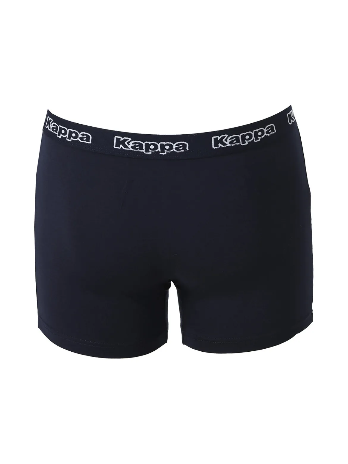 Kappa Boxer da uomo in cotone con scritta - blu scuro