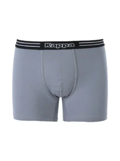 Kappa Boxer da uomo in cotone elasticizzato - grigio