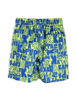 Kappa Boxer mare da ragazzo con stampa logo - limone