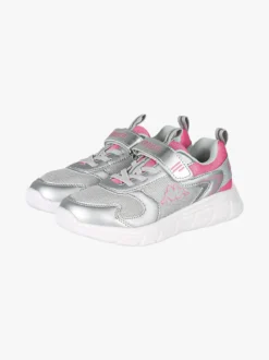 Kappa BREEZE Sneakers sportive da bambina con cinturino a strappo - argento