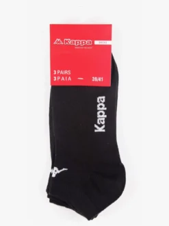 Kappa Calze corte in cotone jersey 3 pezzi