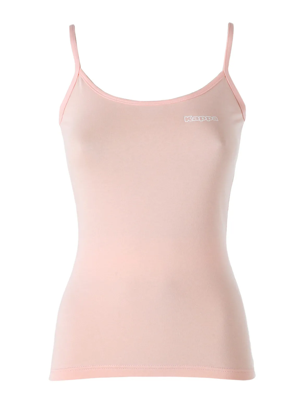 Kappa Canotta donna in cotone bielastico a spalla stretta - rosa