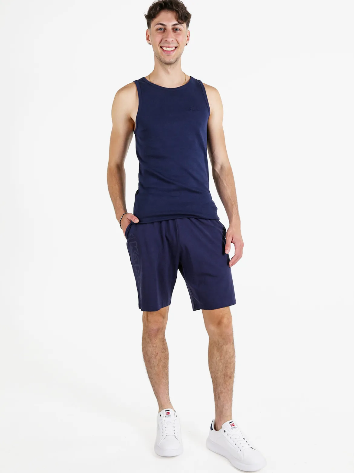 Kappa Canotta uomo in cotone con logo