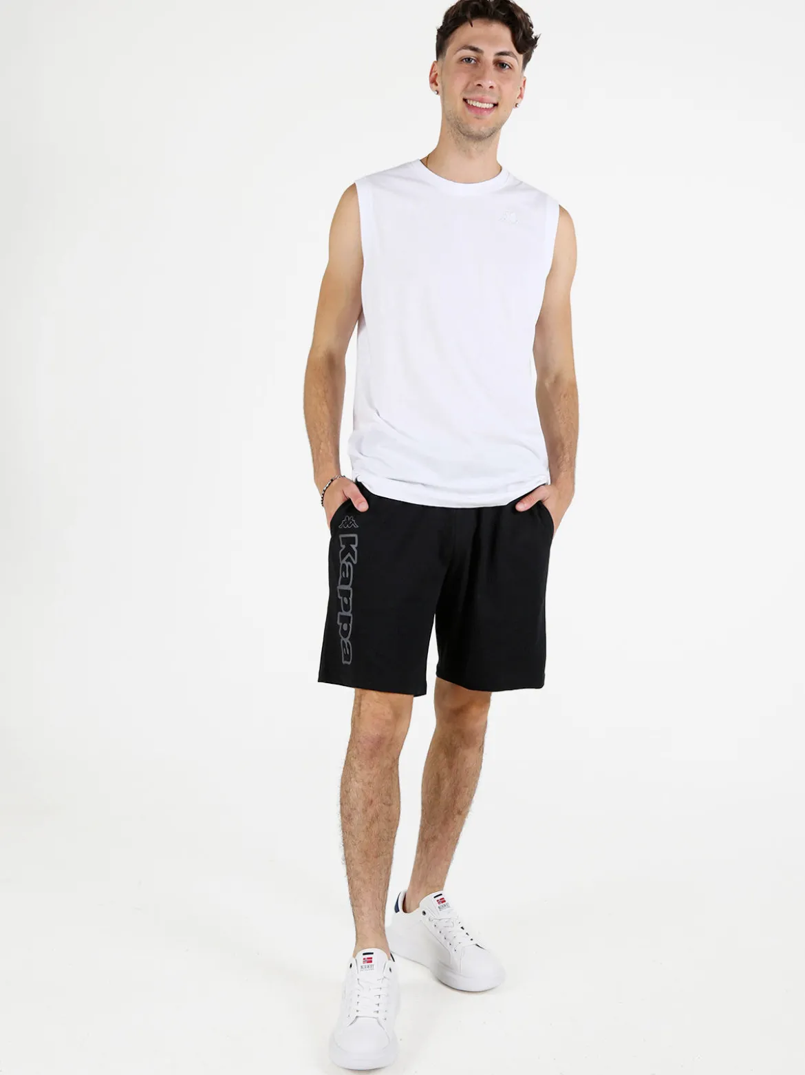 Kappa Canotta uomo in cotone con logo