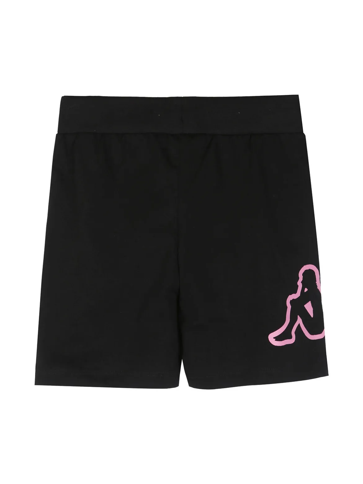 Kappa Completo corto da bambina in cotone con t-shirt e shorts - arancione