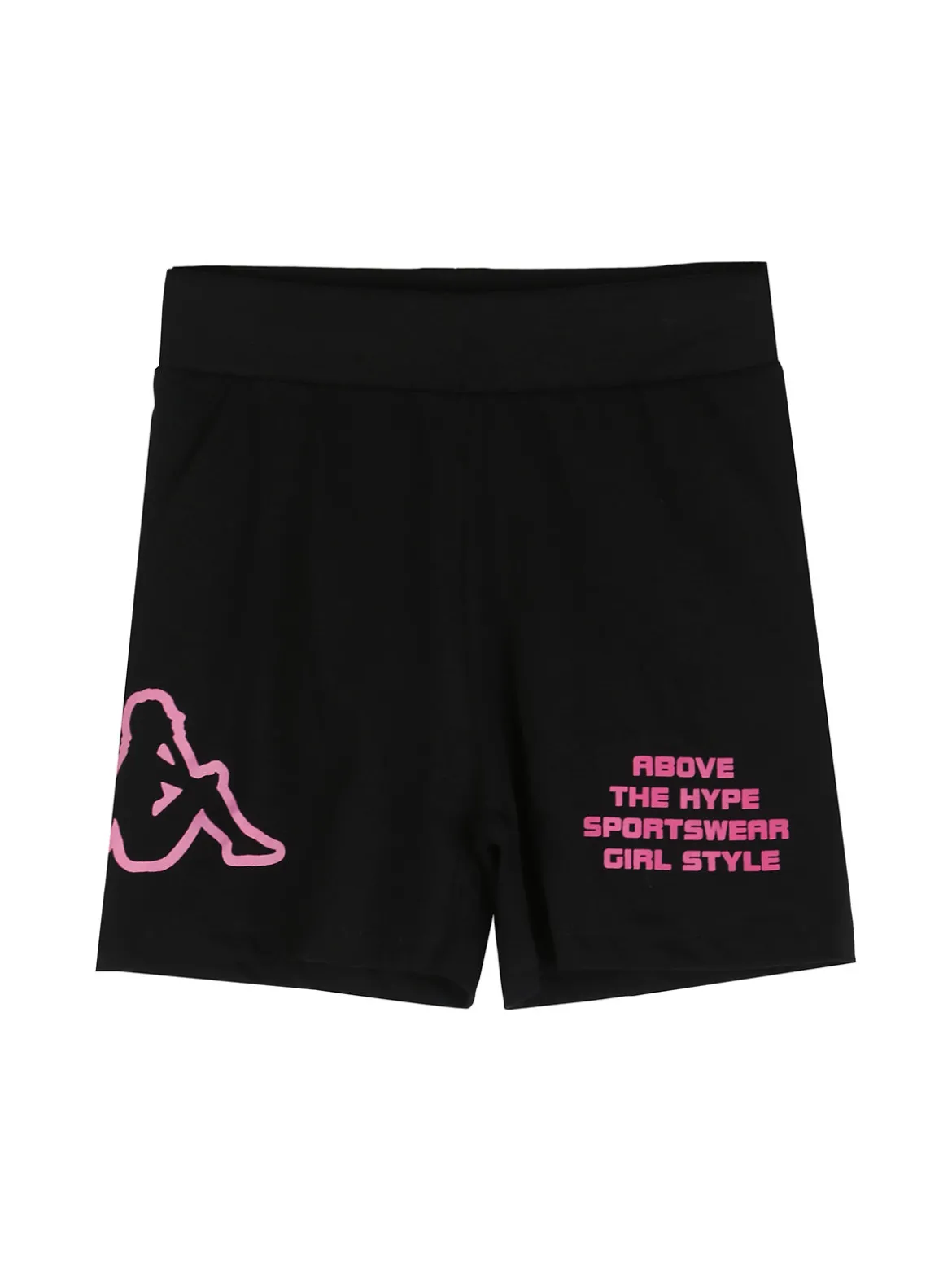 Kappa Completo corto da bambina in cotone con t-shirt e shorts - arancione