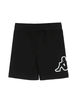 Kappa Completo corto da bambina in cotone con t-shirt e shorts - limone