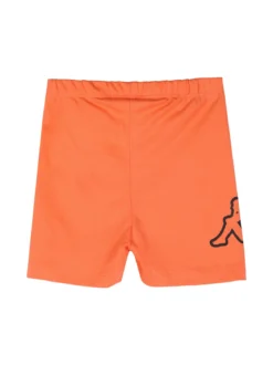 Kappa Completo corto da neonata in cotone con t-shirt orsacchiotto e shorts - bianco