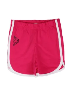 Kappa Completo corto da neonata 2 pezzi con t-shirt e shorts - bianco