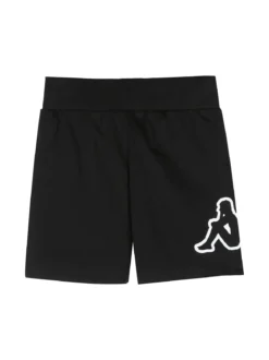 Kappa Completo corto da ragazza in cotone con t-shirt e shorts - bianco