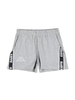 Kappa Completo corto in cotone da ragazza con t-shirt e shorts - nero