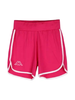 Kappa Completo corto 2 pezzi da ragazza con t-shirt e shorts - bianco