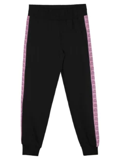 Kappa Completo da bambina 3 pezzi con felpa cropped e top con logo - nero