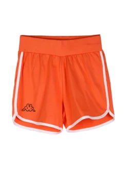 Kappa Completo smanicato da ragazza in cotone con canotta cropped e shorts - arancione