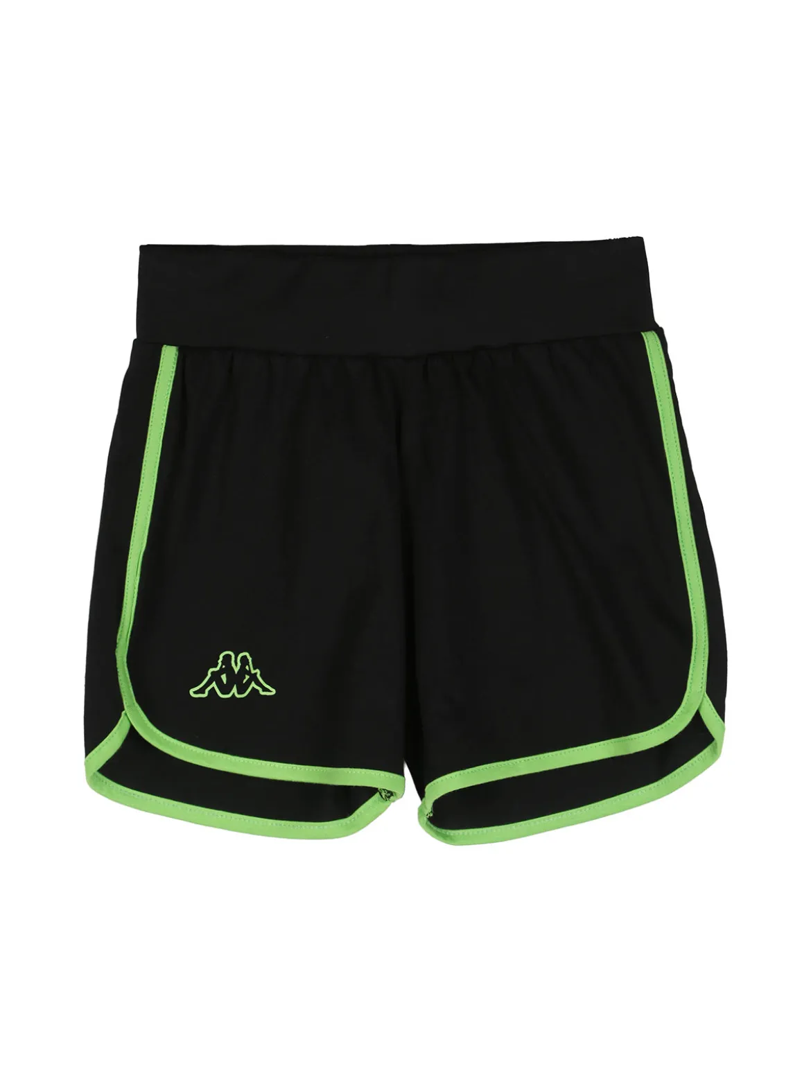 Kappa Completo smanicato da ragazza in cotone con canotta cropped e shorts - verde
