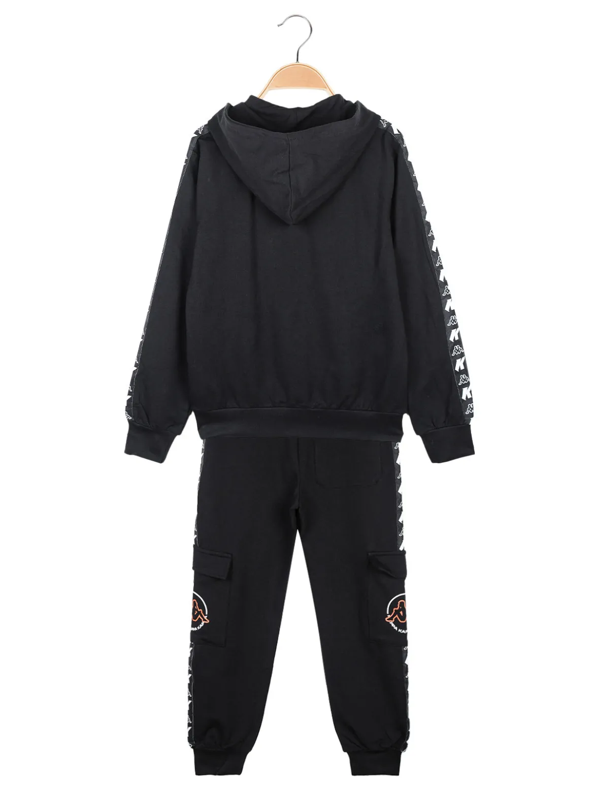 Kappa Completo tuta da bambino con cappuccio e zip