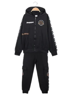 Kappa Completo tuta da bambino con cappuccio e zip