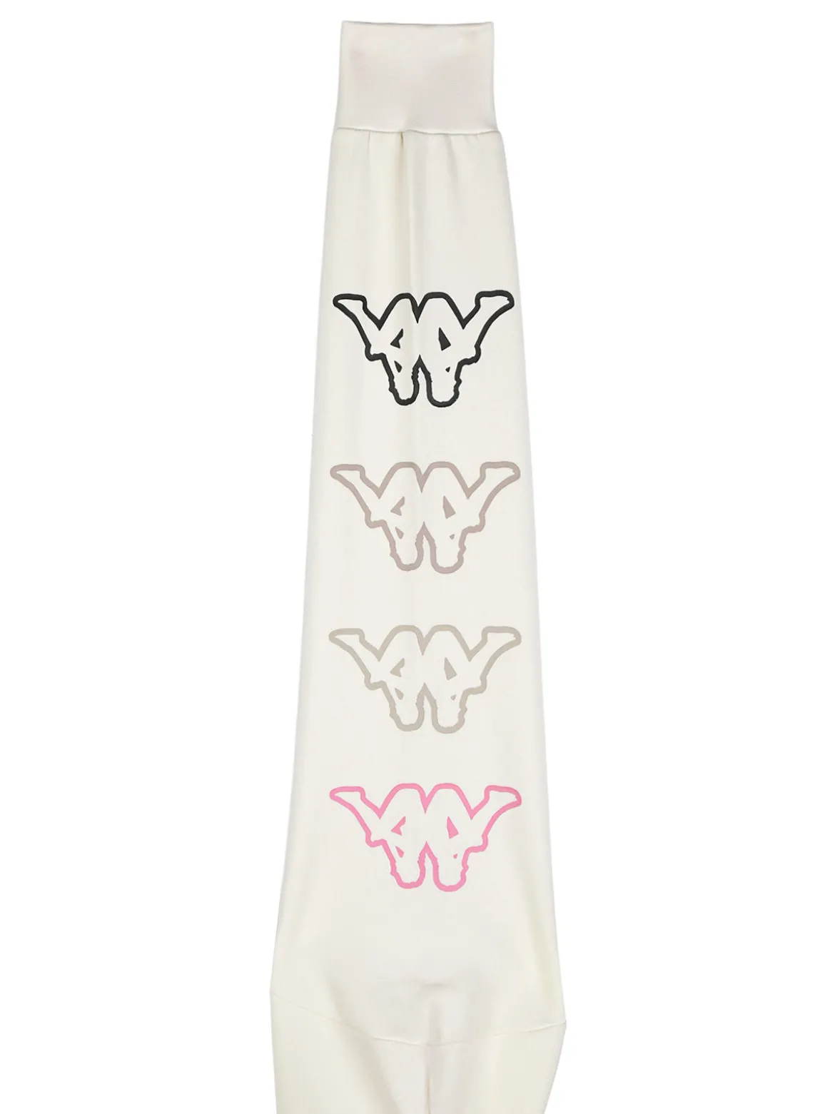 Kappa Completo tuta da ragazza con cappuccio e leggings logo - panna