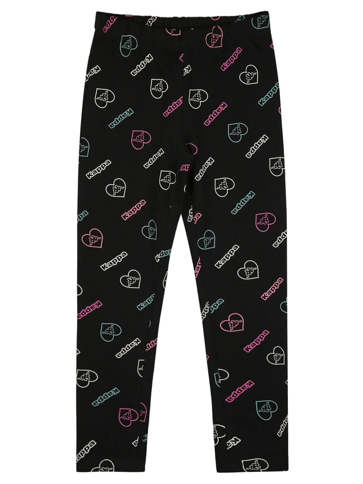 Kappa Completo tuta da ragazza con cappuccio e leggings logo - panna