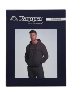 Kappa Completo tuta da uomo 2 pezzi con cappuccio in misto cotone - beige