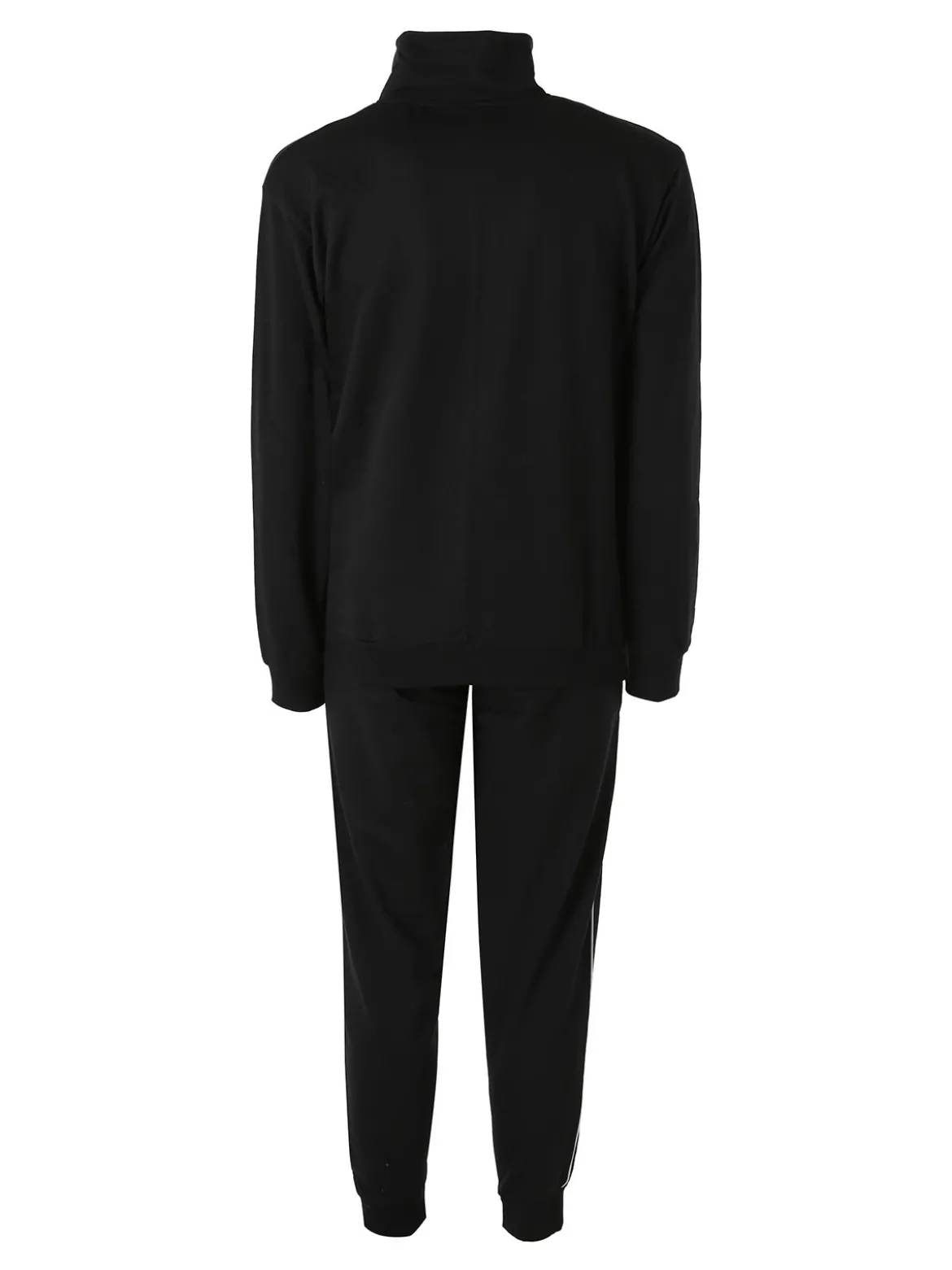 Kappa Completo tuta da uomo 2 pezzi in misto cotone - nero