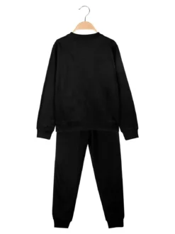 Kappa Completo tuta girocollo da ragazzo 2 pezzi - nero