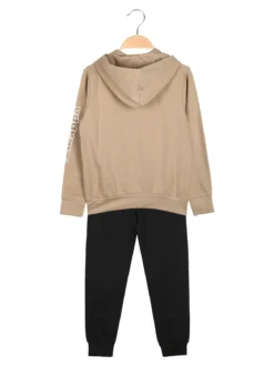 Kappa Completo tuta 2 pezzi da bambino con cappuccio - khaki
