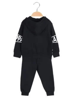 Kappa Completo tuta 2 pezzi da neonato con cappuccio e zip - blu scuro